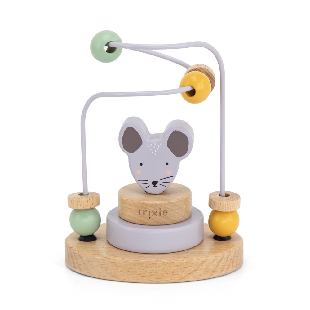 Laberinto de cuentas de madera - Mrs. Mouse 